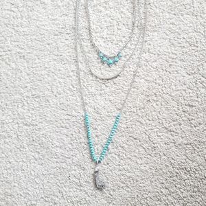 Lucky Brand layered reversible necklace!